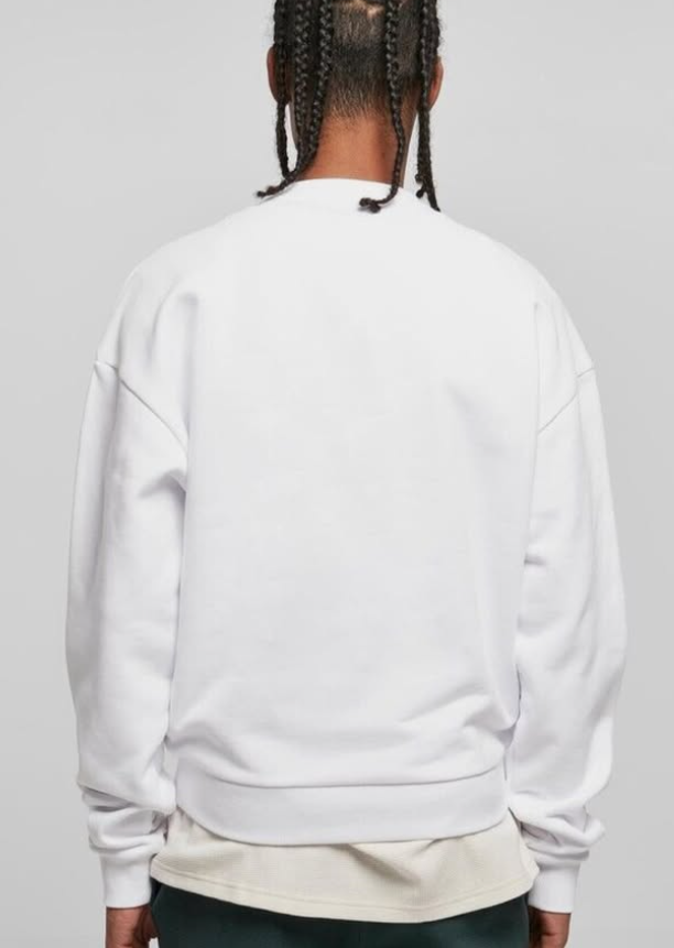 Urban Classics Ultra Heavy Crew White Sweatshirt