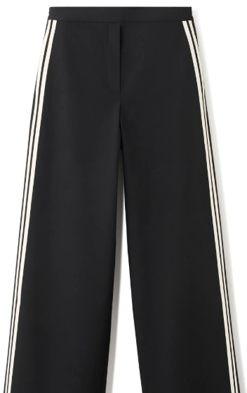 Mango - Sophie Stripe Pants 312 Black