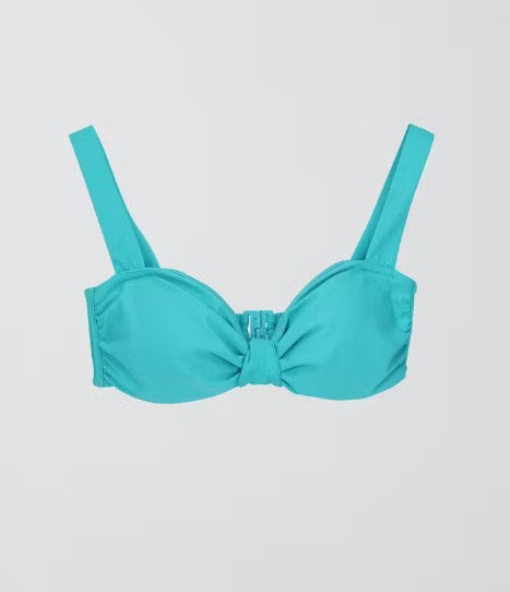 Tie knot bikini top