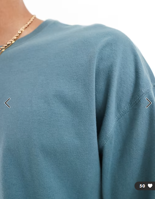 Hollister baggy T-shirt in green