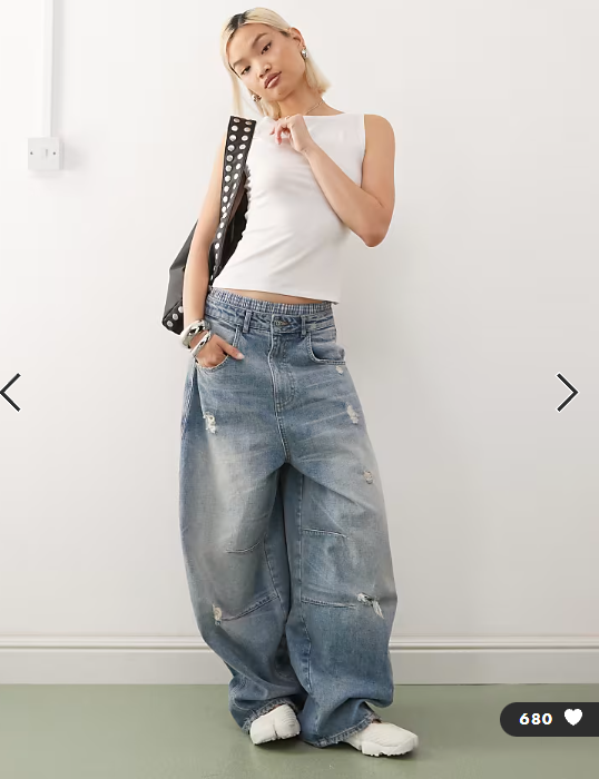 Weekday Annie super soft boat neck tank top in white