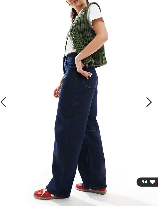 Cotton On barrel jean in indigo