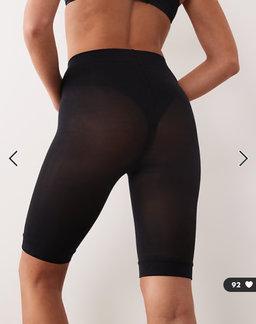 ASOS DESIGN anti-chafing shorts in black