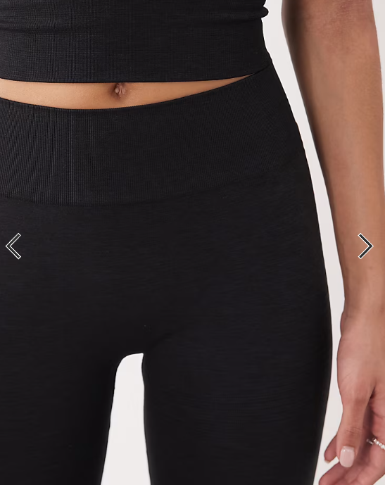 TALA Sculpt Seamless Scrunch legging in black marl