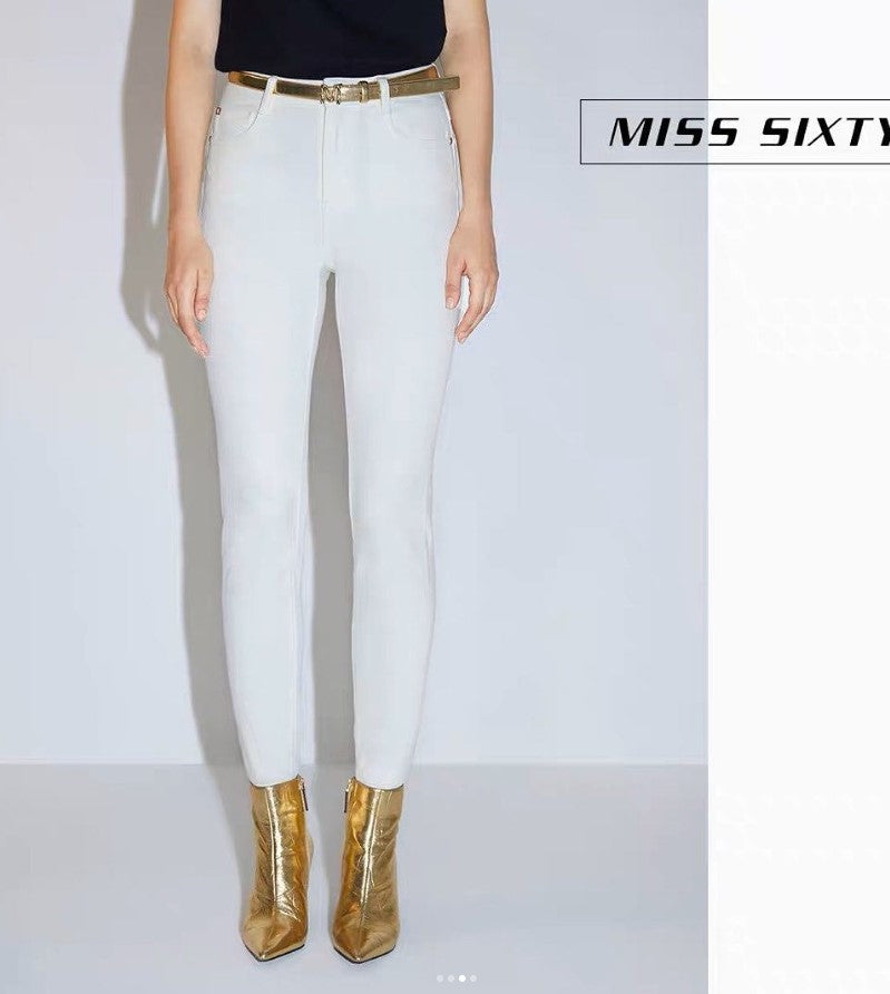 MISS SIXTY (603JJ2330000) Bettie Cropped Skinny Jeans - white