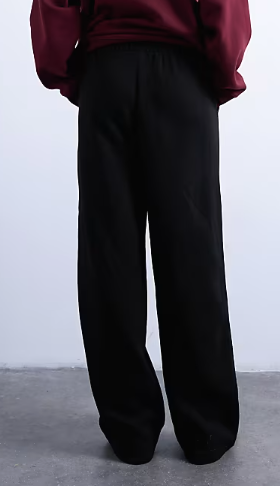 Asos - Topshop straight leg jogger in black