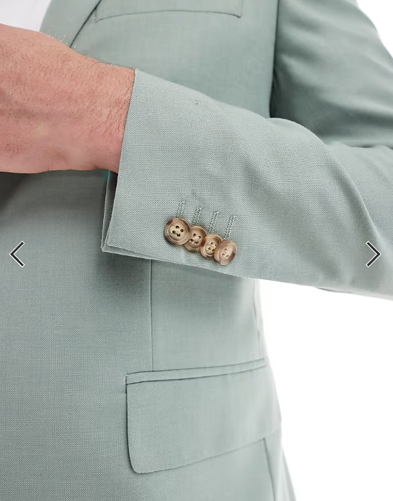 Jack & Jones super slim suit jacket in light green