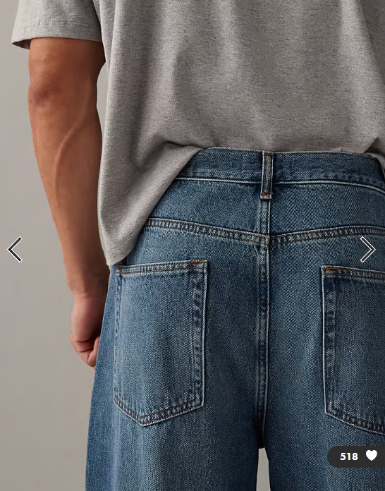 ASOS DESIGN relaxed tapered jeans in mid wash blue with pleats