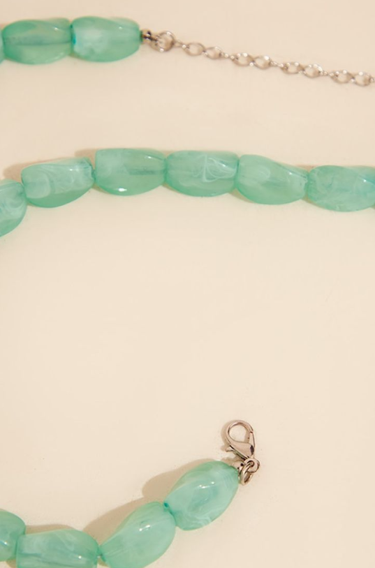 Blue Beaded Belly Chain