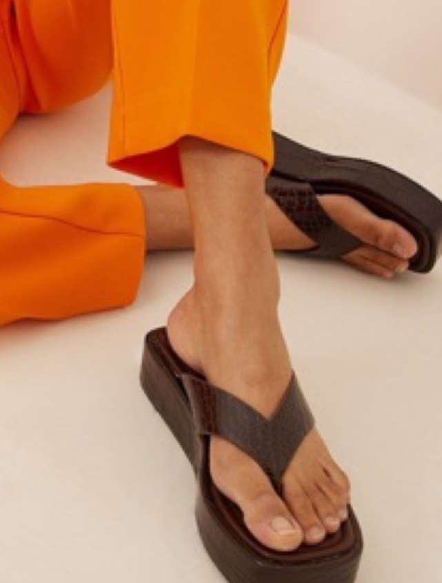 NA-KD - Toe Strap Flatform Sandals