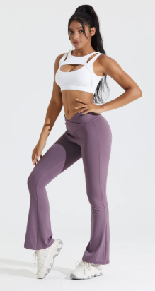 Crossover Flare Leggings