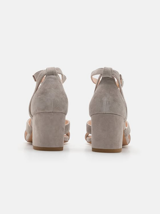LEATHER - Sandals - light grey