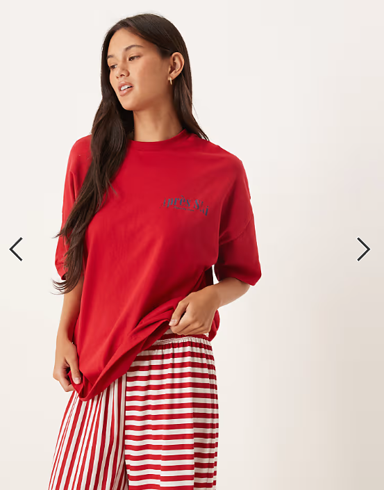 ASOS DESIGN oversized graphic tee