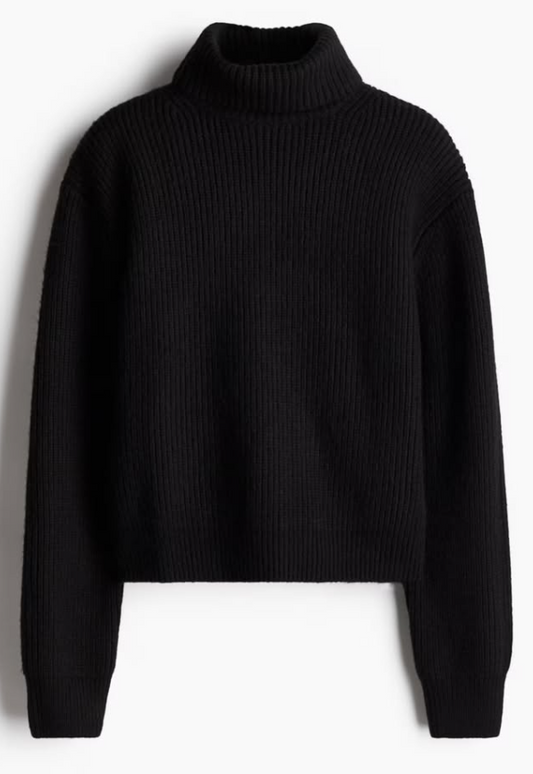 H&M - RIB-KNIT TURTLENECK SWEATER
