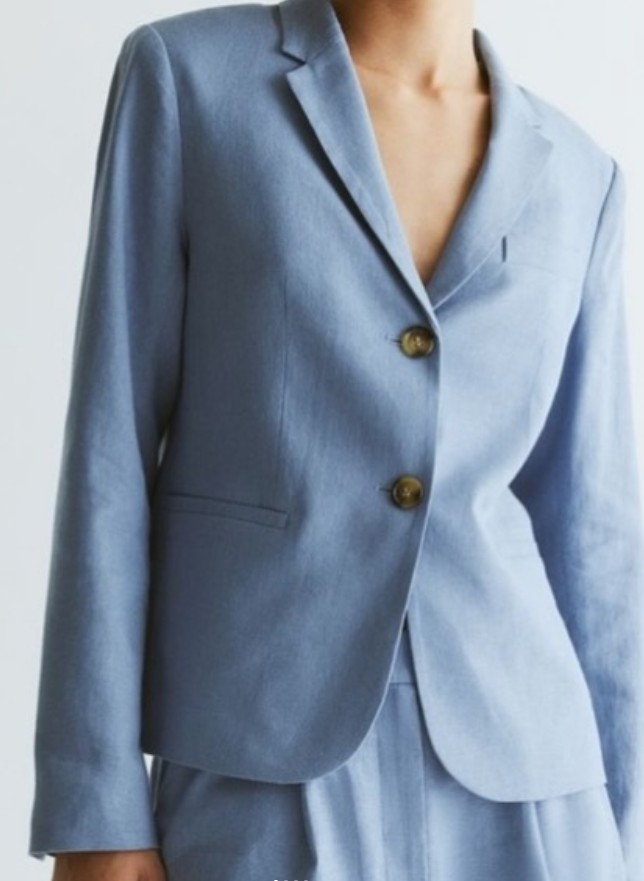 H&M - Linen Blend Blazer