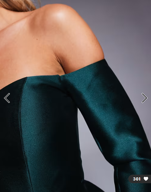 Forever New Petite structured mini dress in green moss