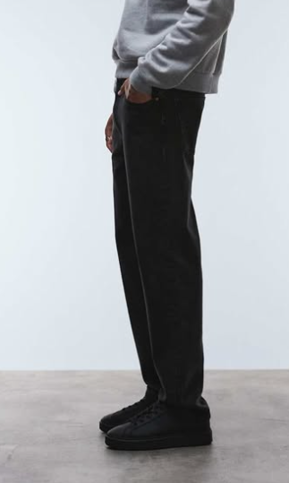 Asos - Straight Leg Jeans in Washed Black - Men