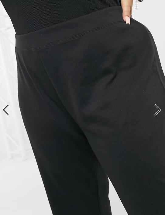 Asos - Only Curve flared trouser in black