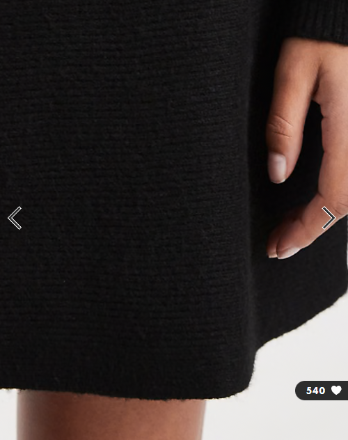 ASOS DESIGN micro skirt co-ord in black