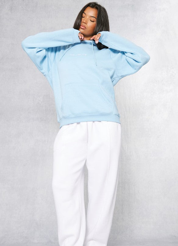 Baby Blue Oversized Sweat Hoodie