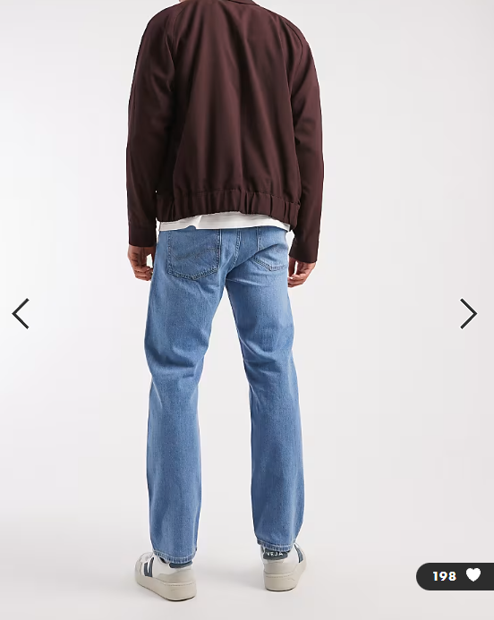 Jack & Jones Chris relaxed fit jeans in light wash blue