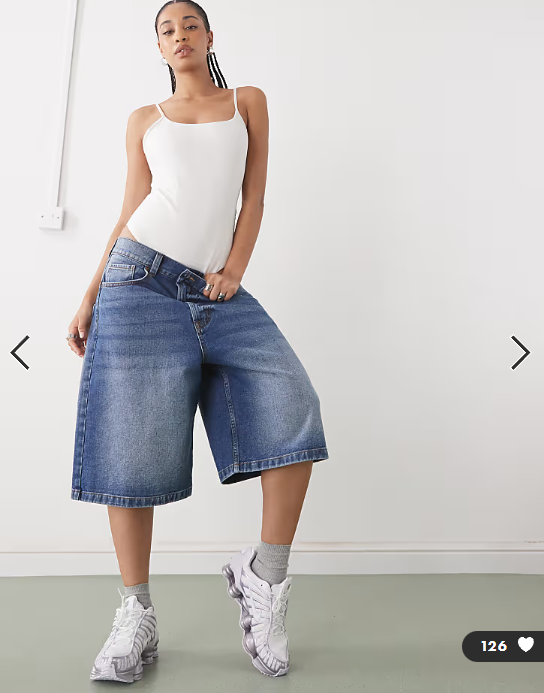 Monki scoop neck high leg swimsuit in white