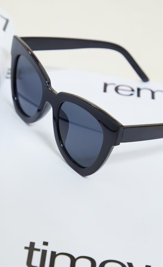 Black Winged Sunglasses