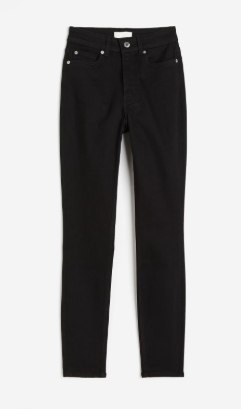 H&M - Skinny High Jeans - Black - Ladies