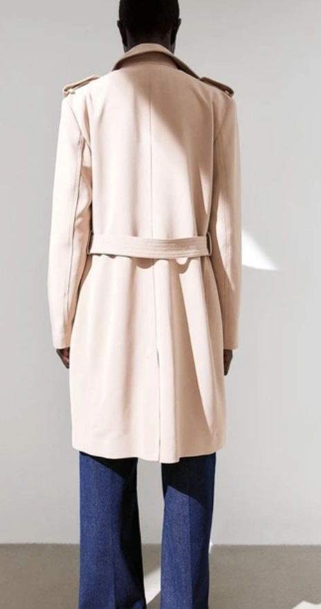 H&M DOUBLE-BREASTED TRENCH COAT