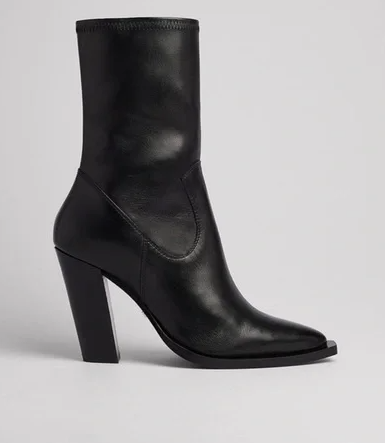 Slanted Western Heeled Boot