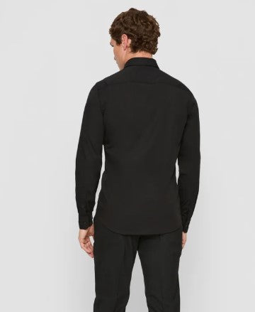 Calvin Klein SLIM SHIRT - Shirt - black