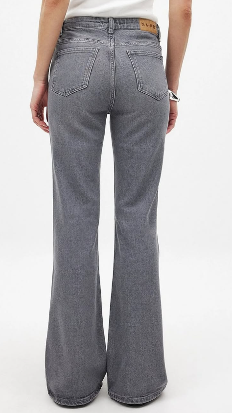 Na-Kd - Flared Jeans - grey