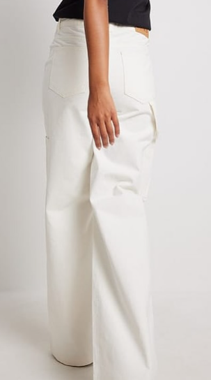 Na-kd - Low Waist Cotton Cargo Pants