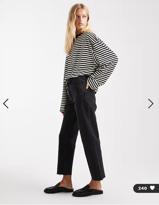 Asos - ankle grazer stretch straihht jeans