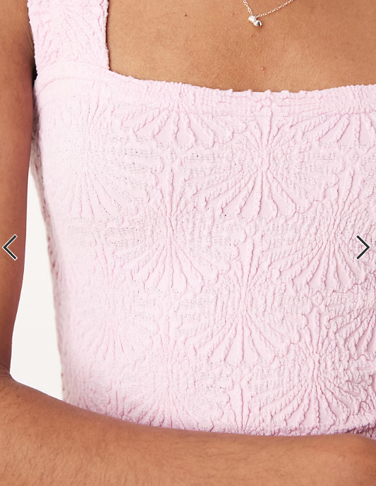 Free People love letter textured cami top in lilac