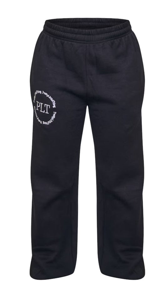 Black Embroiderd Sweat Pant Joggers