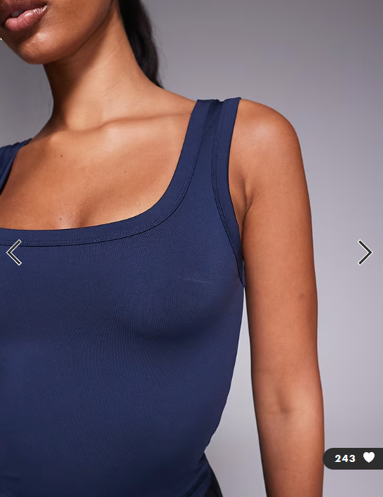4505 Icon active slightly cropped vest in deep navy