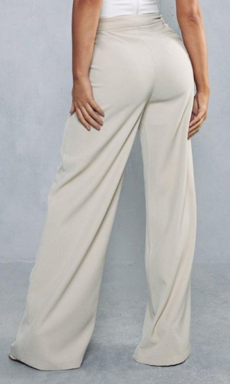 Misspap Premium Pleat Detail Tailored Trousers
