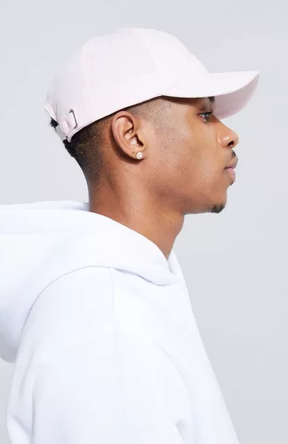 Man Script Embroidered Cap