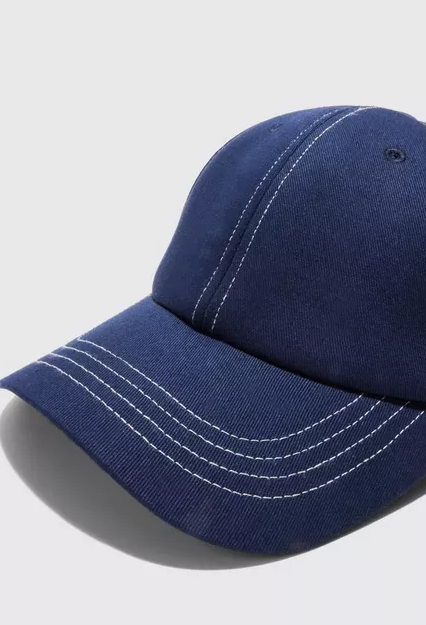 Contrast Stitch Cap