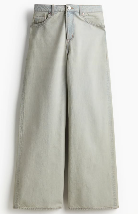 H&M - BAGGY WIDE REGULAR JEANS