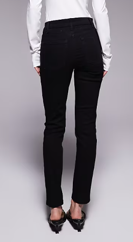 ASOS DESIGN Petite skinny jeans in clean black
