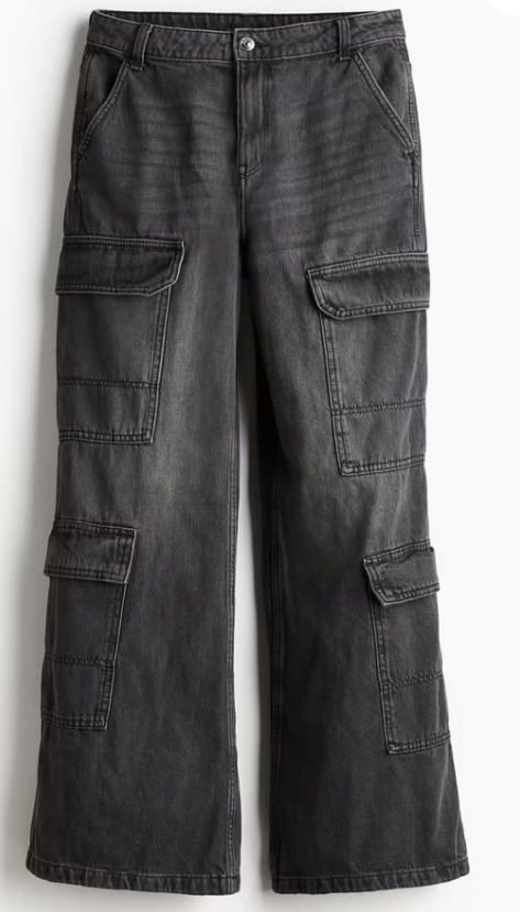 H&M  - Denim Cargo Pants, H&M women