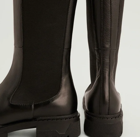 Leather Profile Shaft Boots