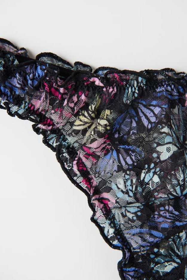 Eva lace string - Butterfly/aop