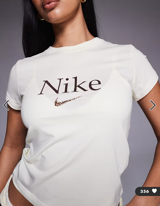 Nike Chill t-shirt with logo graphic in cream and brown