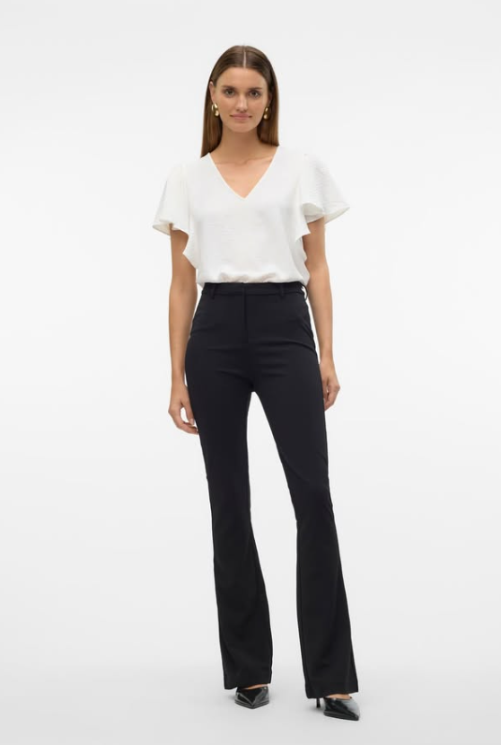 Vero Moda - VMAMIRA MID WAIST TROUSERS
