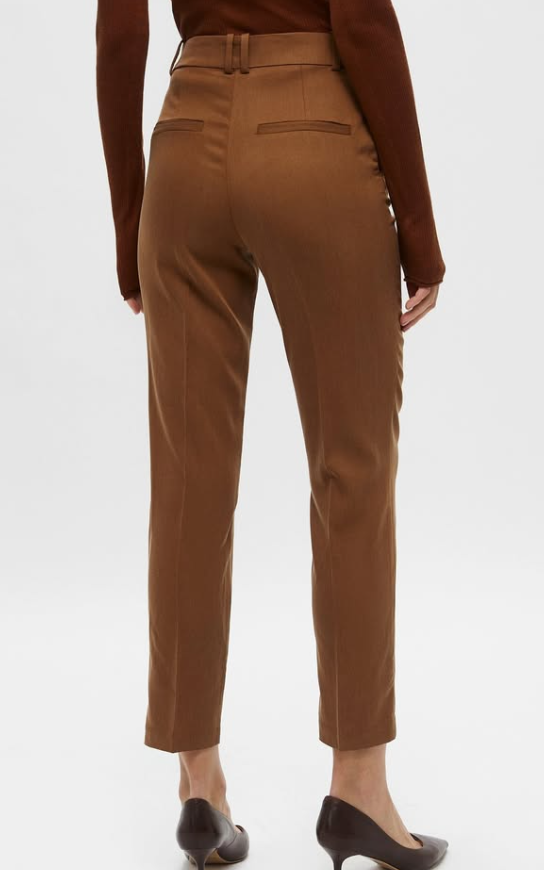 H&M - Regular Waist Slacks - Brown
