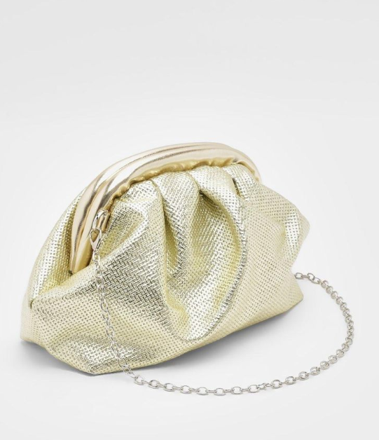 Boohoo - Slouchy Woven Look Clutch