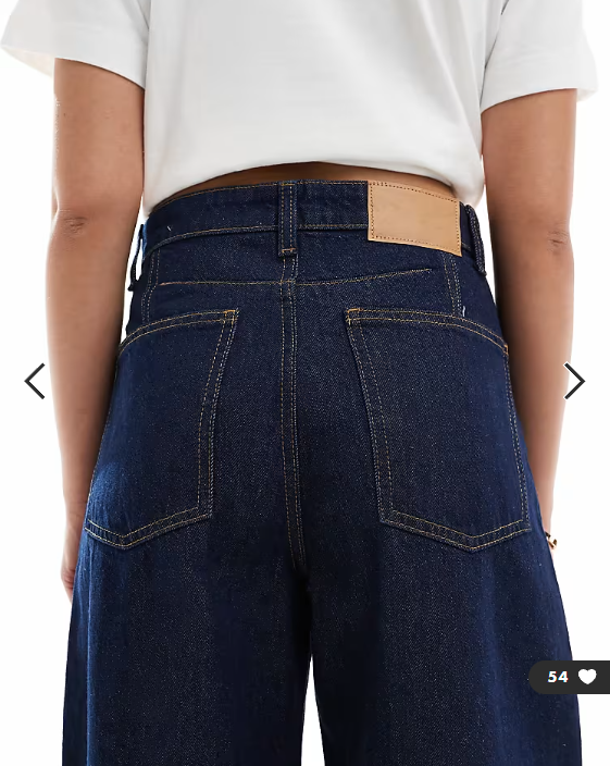 Cotton On barrel jean in indigo